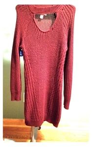 Knit sweater dress